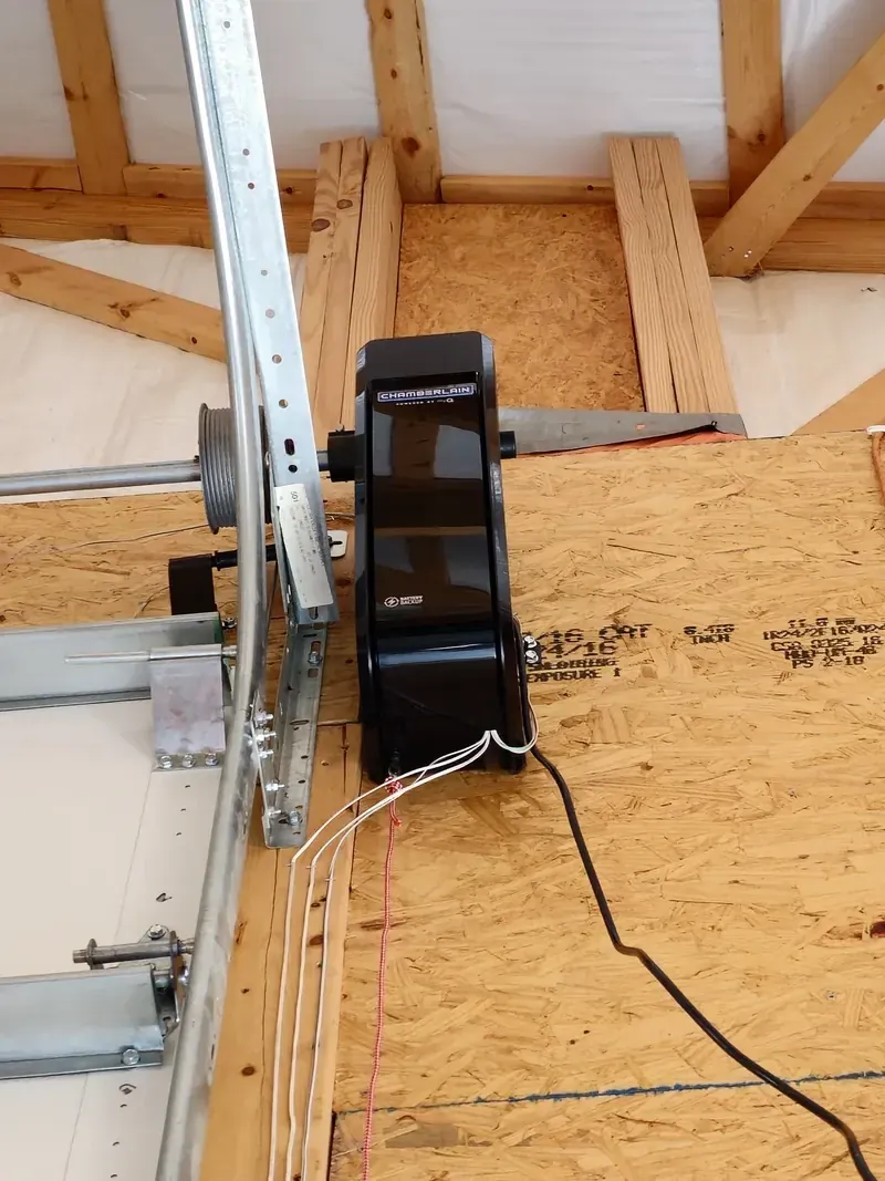 Garage door opener installed by Garage Door Masters KC