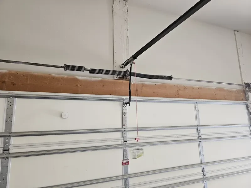 Replacing a broken garage door torsion spring